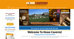 Desktop Screenshot of howecaverns.com