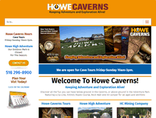 Tablet Screenshot of howecaverns.com